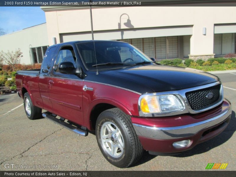 Toreador Red Metallic / Black/Red 2003 Ford F150 Heritage Edition Supercab