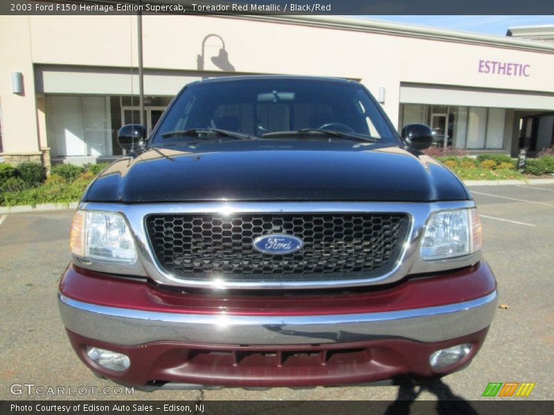 Toreador Red Metallic / Black/Red 2003 Ford F150 Heritage Edition Supercab