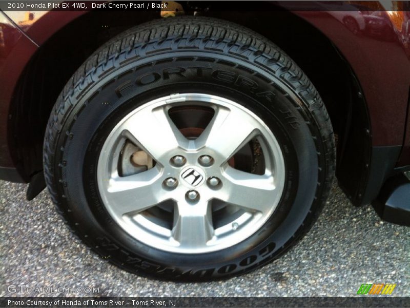 Dark Cherry Pearl / Black 2010 Honda Pilot EX 4WD