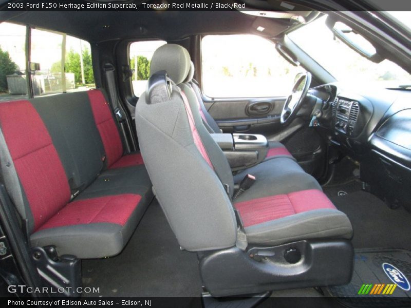 Toreador Red Metallic / Black/Red 2003 Ford F150 Heritage Edition Supercab