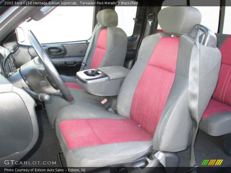 Toreador Red Metallic / Black/Red 2003 Ford F150 Heritage Edition Supercab