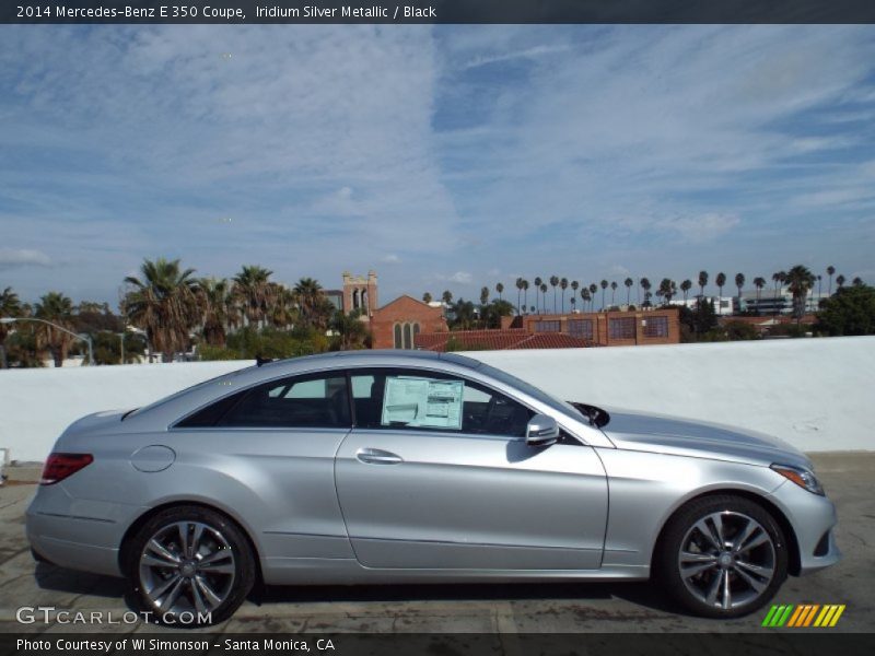 Iridium Silver Metallic / Black 2014 Mercedes-Benz E 350 Coupe