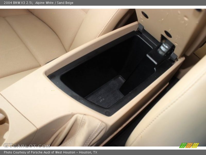 Alpine White / Sand Beige 2004 BMW X3 2.5i