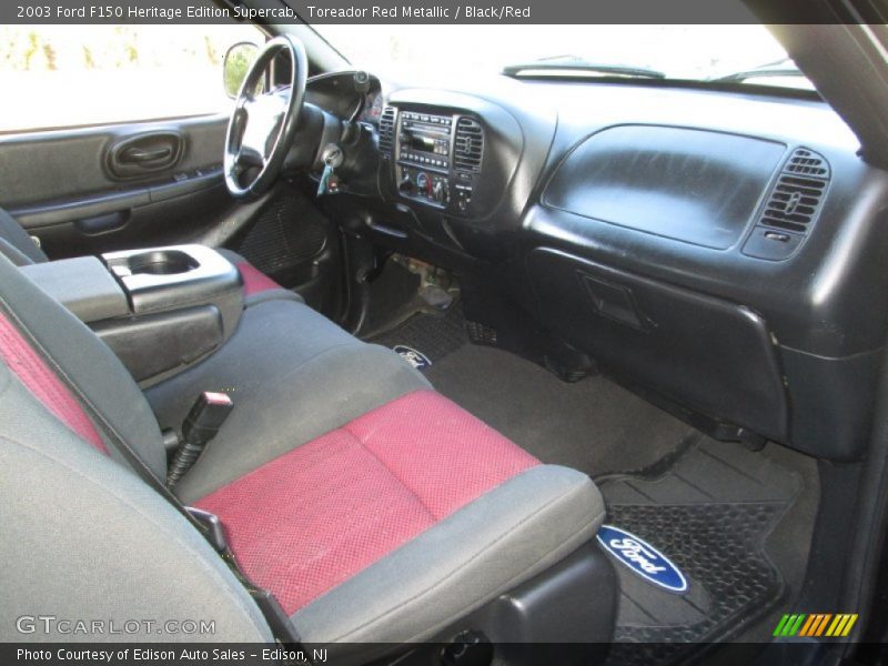 Toreador Red Metallic / Black/Red 2003 Ford F150 Heritage Edition Supercab