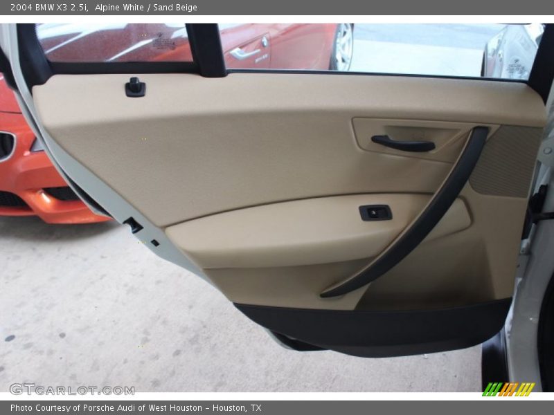Alpine White / Sand Beige 2004 BMW X3 2.5i