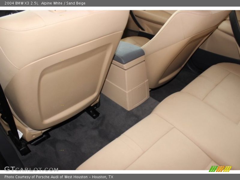 Alpine White / Sand Beige 2004 BMW X3 2.5i