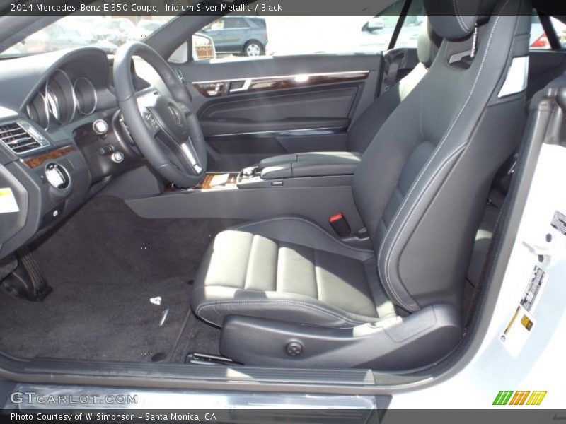 Iridium Silver Metallic / Black 2014 Mercedes-Benz E 350 Coupe