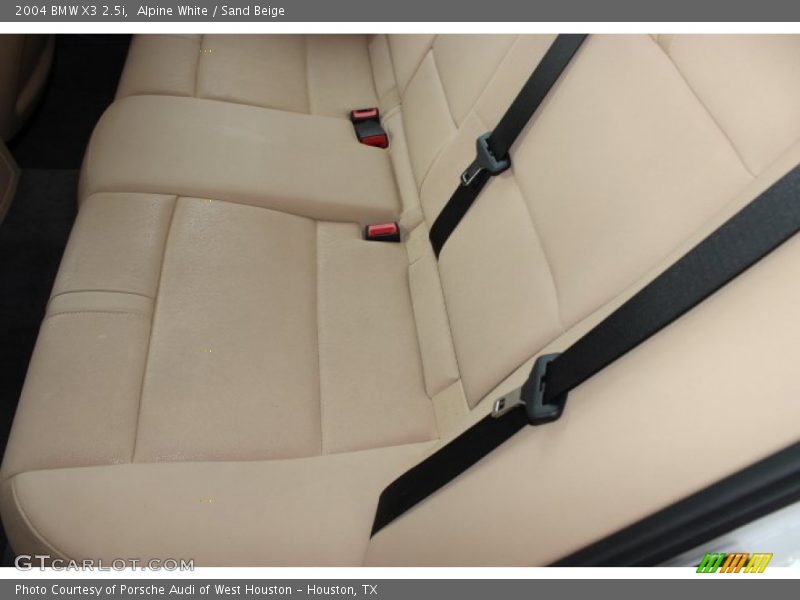 Alpine White / Sand Beige 2004 BMW X3 2.5i