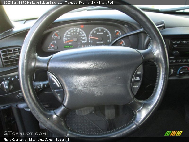 Toreador Red Metallic / Black/Red 2003 Ford F150 Heritage Edition Supercab