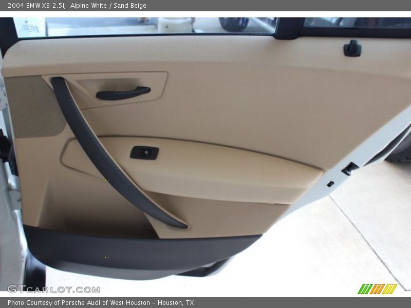 Alpine White / Sand Beige 2004 BMW X3 2.5i