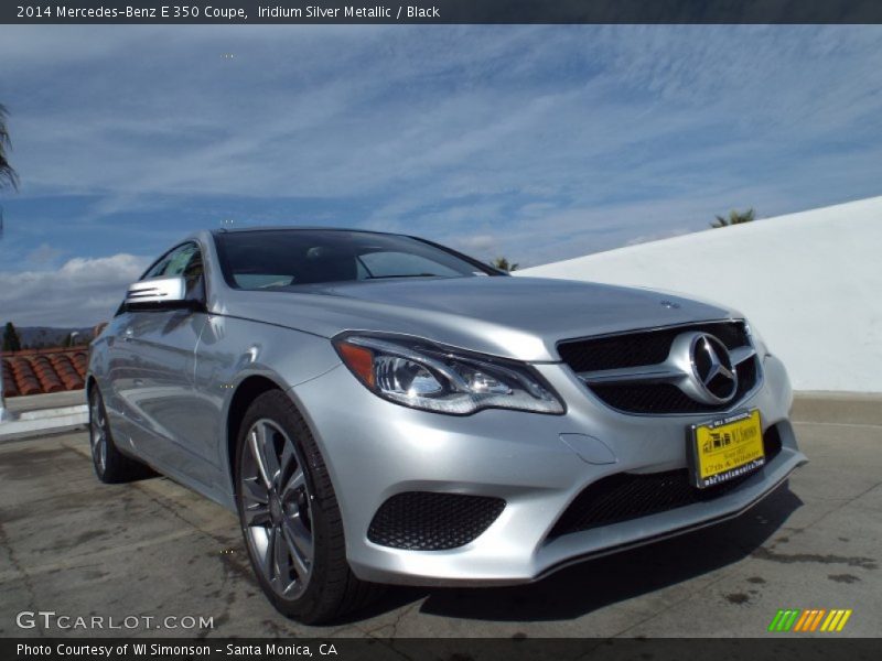 Iridium Silver Metallic / Black 2014 Mercedes-Benz E 350 Coupe