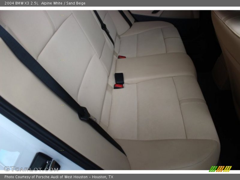 Alpine White / Sand Beige 2004 BMW X3 2.5i