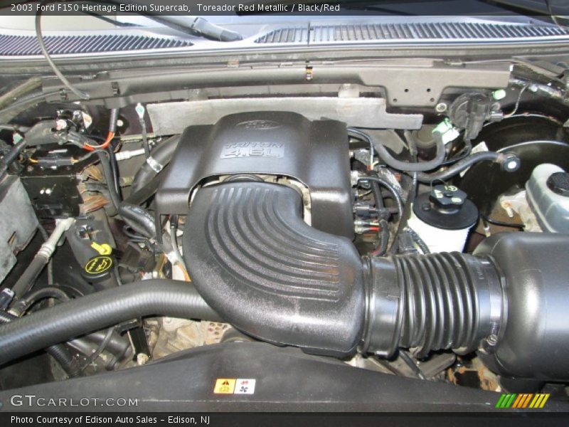 Toreador Red Metallic / Black/Red 2003 Ford F150 Heritage Edition Supercab