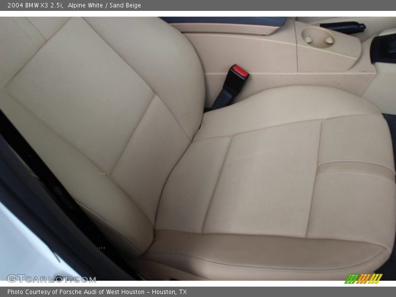 Alpine White / Sand Beige 2004 BMW X3 2.5i