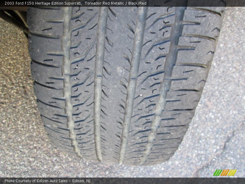 Toreador Red Metallic / Black/Red 2003 Ford F150 Heritage Edition Supercab