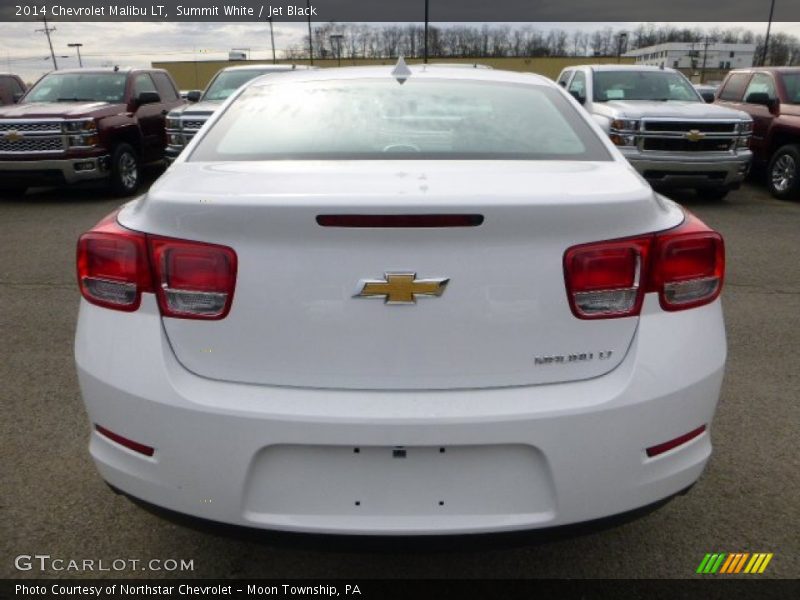 Summit White / Jet Black 2014 Chevrolet Malibu LT