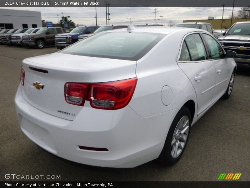 Summit White / Jet Black 2014 Chevrolet Malibu LT