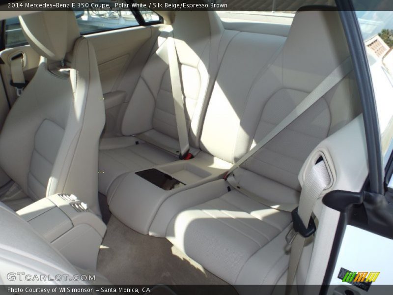 Polar White / Silk Beige/Espresso Brown 2014 Mercedes-Benz E 350 Coupe