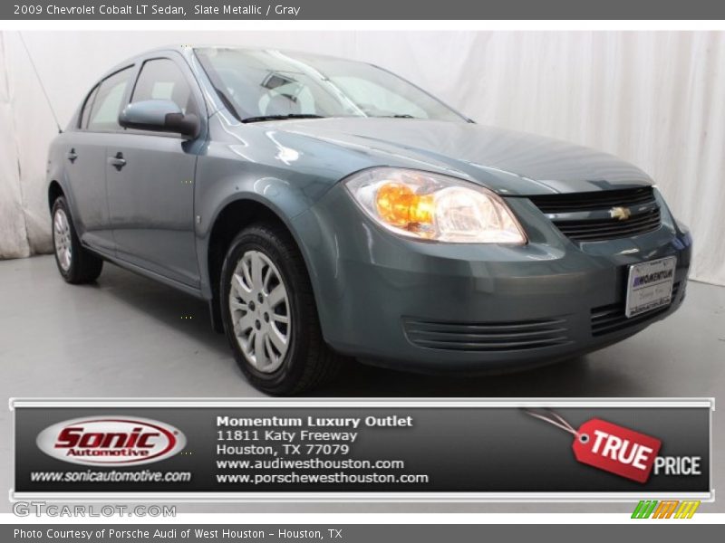 Slate Metallic / Gray 2009 Chevrolet Cobalt LT Sedan