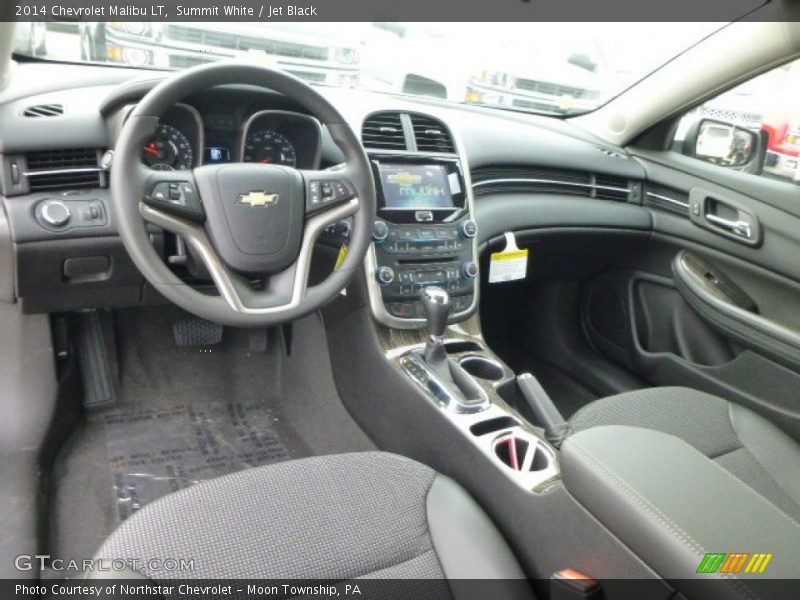 Summit White / Jet Black 2014 Chevrolet Malibu LT
