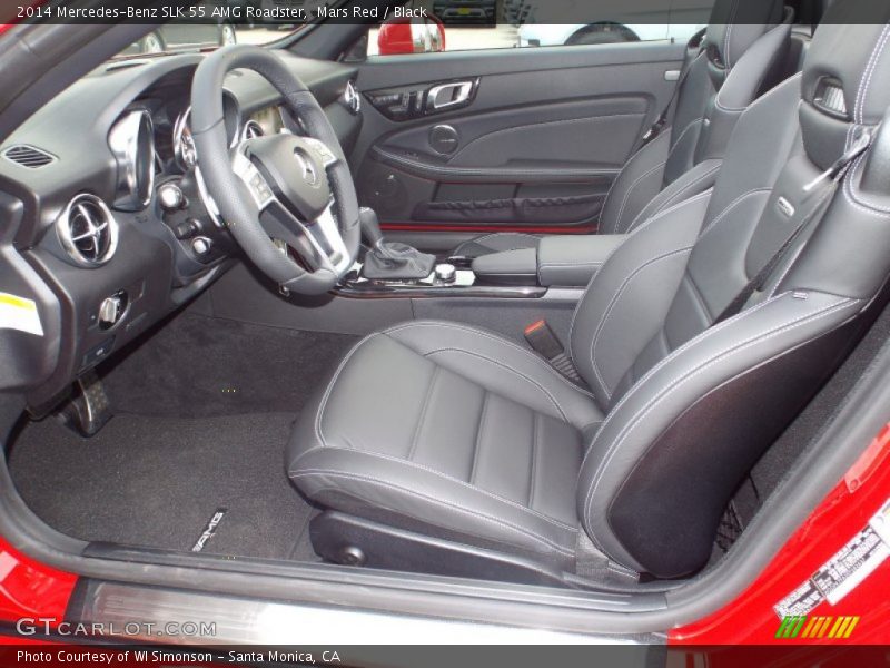  2014 SLK 55 AMG Roadster Black Interior