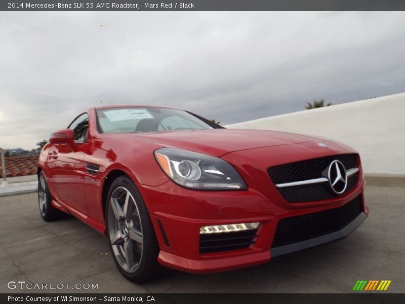 Front 3/4 View of 2014 SLK 55 AMG Roadster