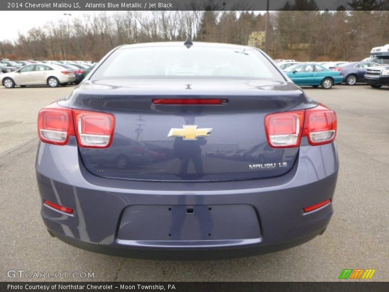Atlantis Blue Metallic / Jet Black 2014 Chevrolet Malibu LS
