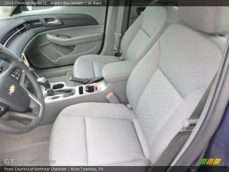 Atlantis Blue Metallic / Jet Black 2014 Chevrolet Malibu LS