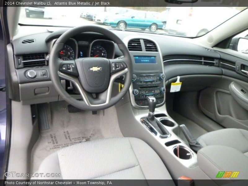 Atlantis Blue Metallic / Jet Black 2014 Chevrolet Malibu LS