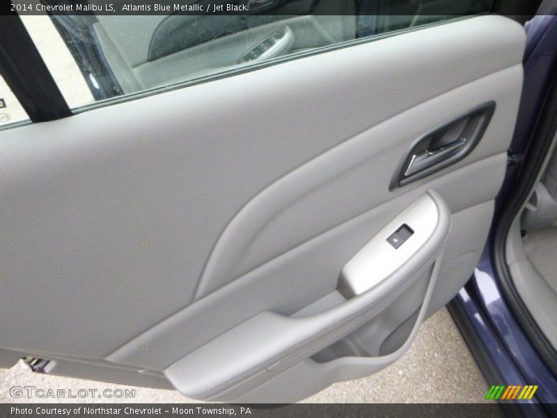Atlantis Blue Metallic / Jet Black 2014 Chevrolet Malibu LS