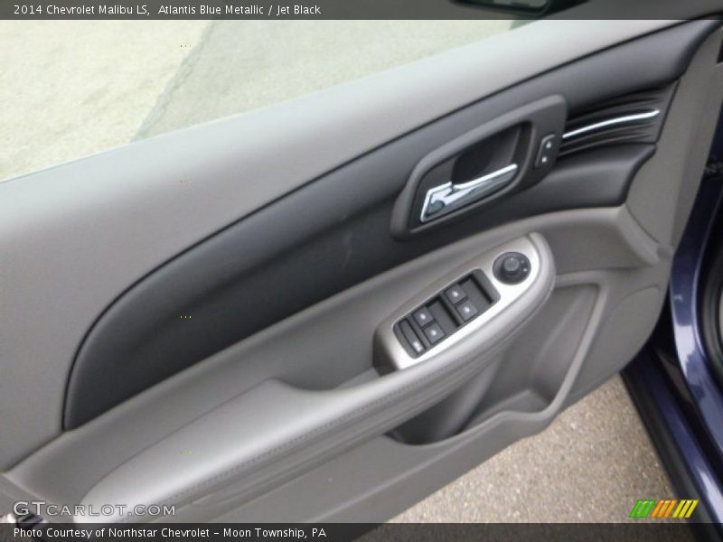 Atlantis Blue Metallic / Jet Black 2014 Chevrolet Malibu LS