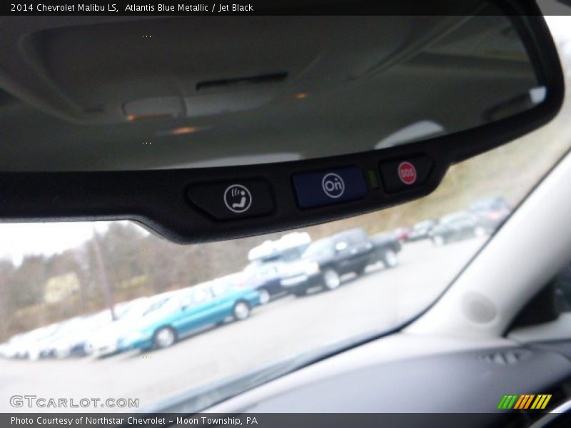 Atlantis Blue Metallic / Jet Black 2014 Chevrolet Malibu LS