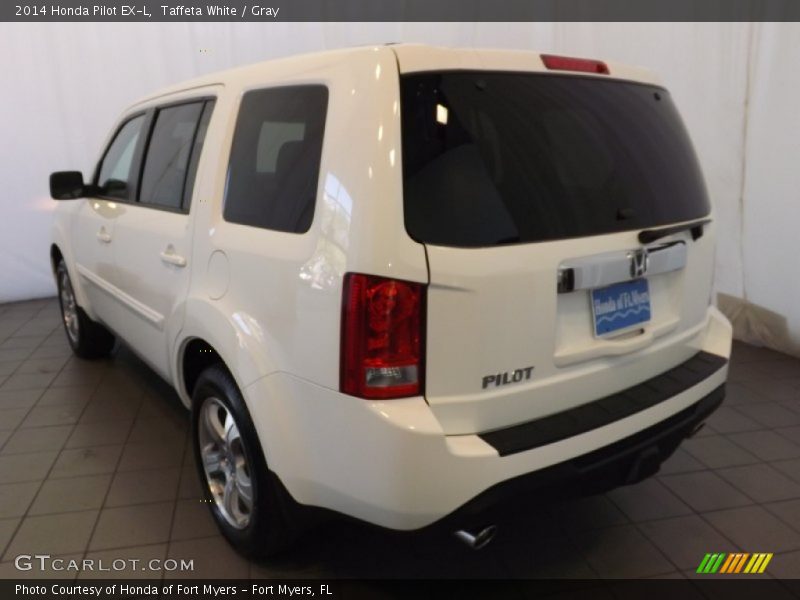 Taffeta White / Gray 2014 Honda Pilot EX-L