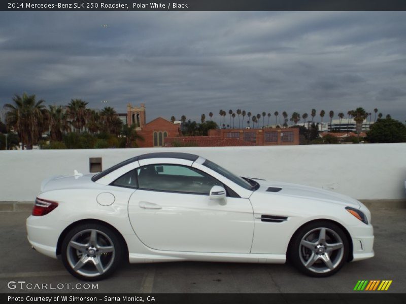 Polar White / Black 2014 Mercedes-Benz SLK 250 Roadster