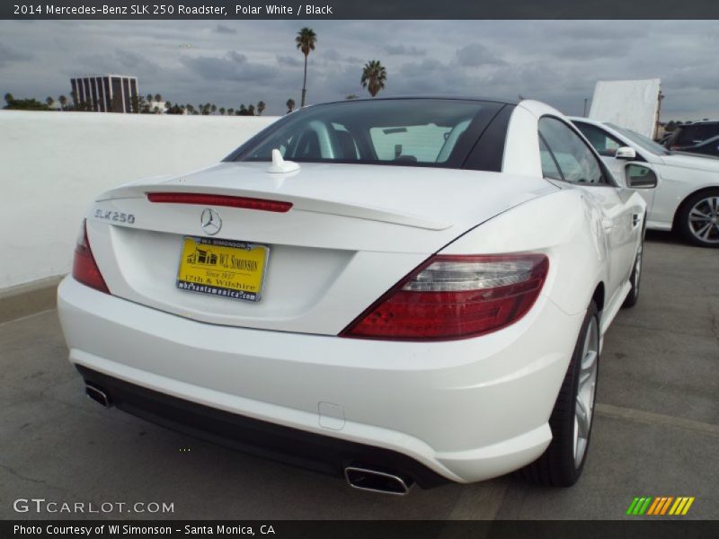 Polar White / Black 2014 Mercedes-Benz SLK 250 Roadster