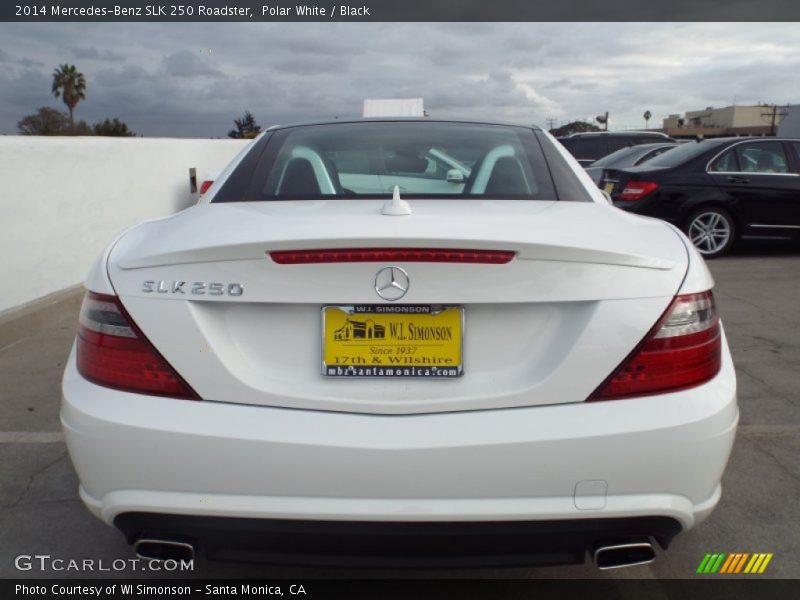 Polar White / Black 2014 Mercedes-Benz SLK 250 Roadster