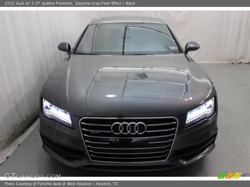 Daytona Gray Pearl Effect / Black 2013 Audi A7 3.0T quattro Premium