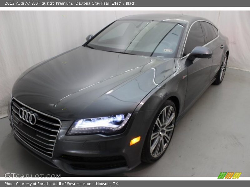 Daytona Gray Pearl Effect / Black 2013 Audi A7 3.0T quattro Premium