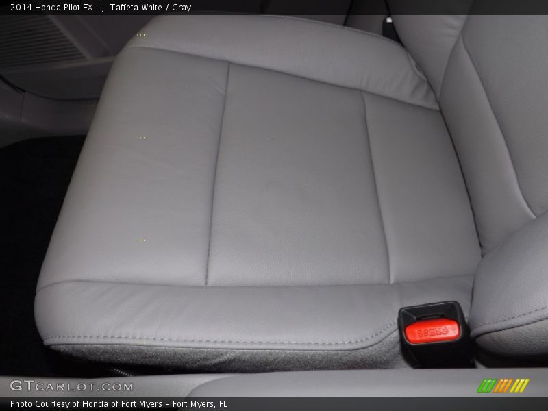Taffeta White / Gray 2014 Honda Pilot EX-L