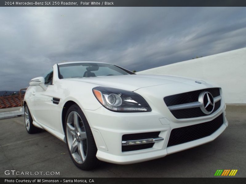 Polar White / Black 2014 Mercedes-Benz SLK 250 Roadster