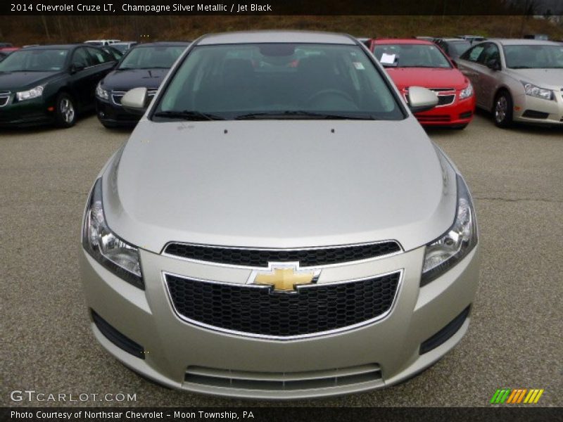 Champagne Silver Metallic / Jet Black 2014 Chevrolet Cruze LT