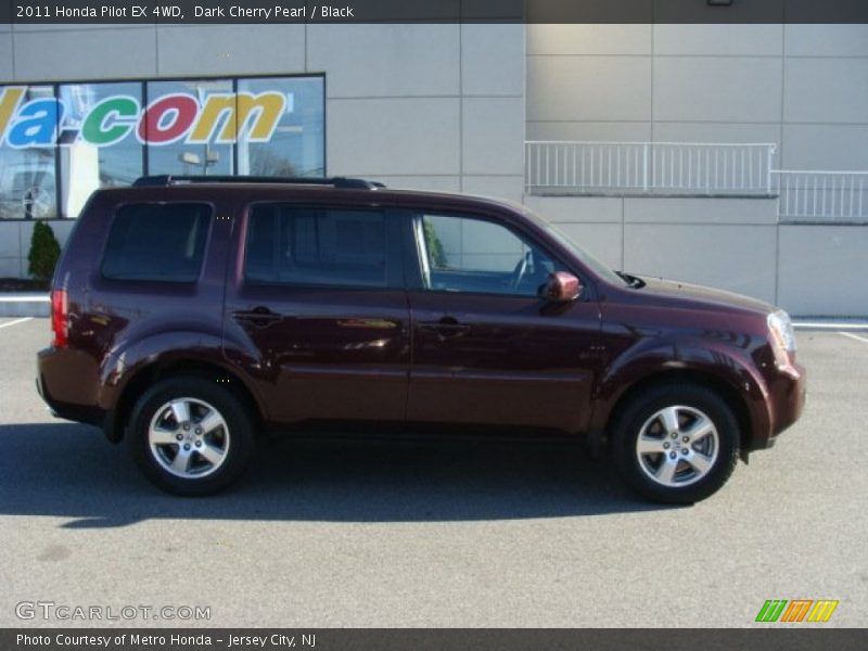 Dark Cherry Pearl / Black 2011 Honda Pilot EX 4WD