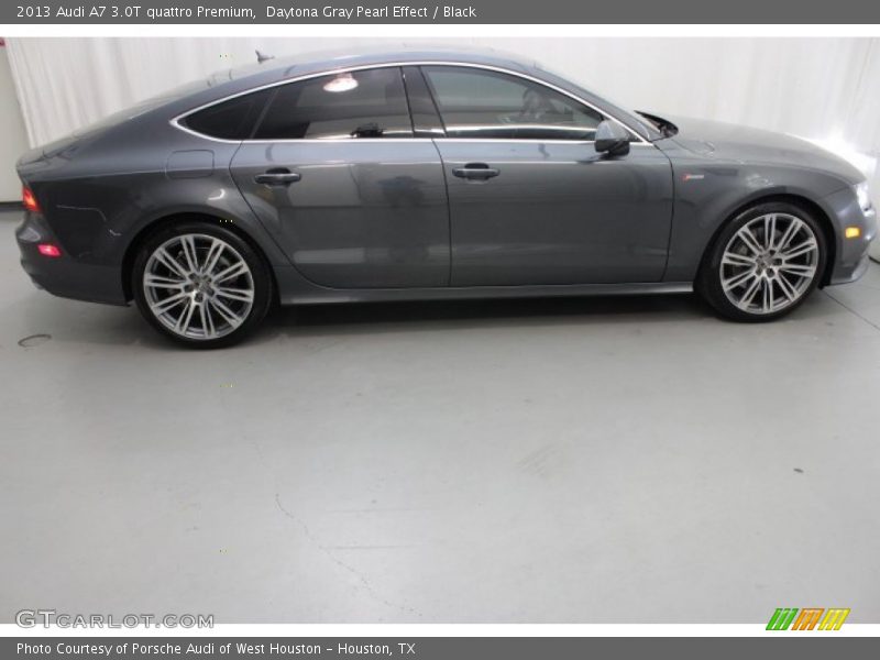 Daytona Gray Pearl Effect / Black 2013 Audi A7 3.0T quattro Premium