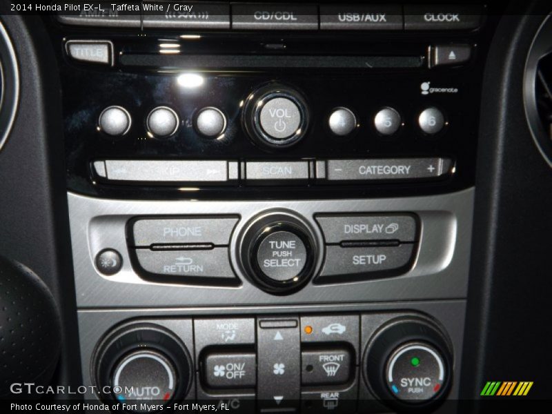 Taffeta White / Gray 2014 Honda Pilot EX-L