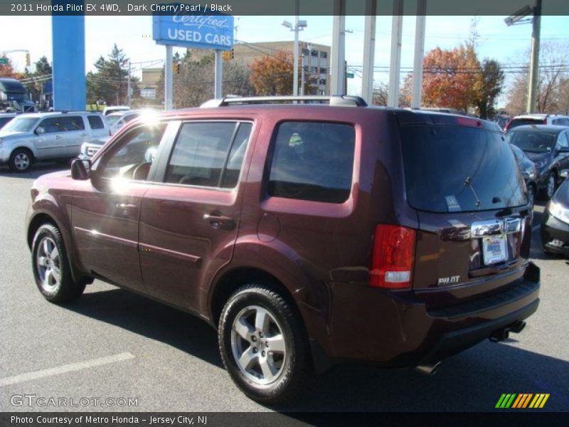 Dark Cherry Pearl / Black 2011 Honda Pilot EX 4WD