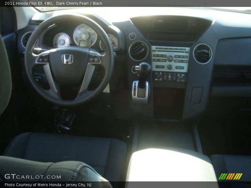 Dark Cherry Pearl / Black 2011 Honda Pilot EX 4WD