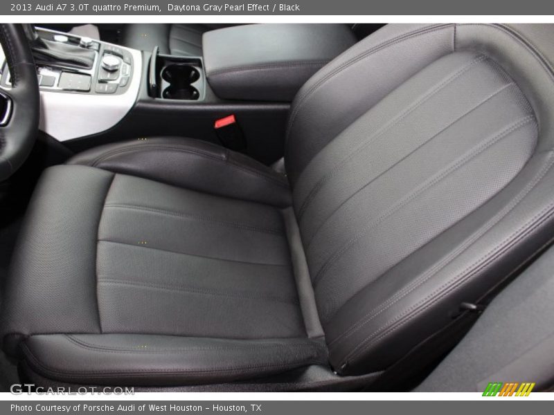 Daytona Gray Pearl Effect / Black 2013 Audi A7 3.0T quattro Premium