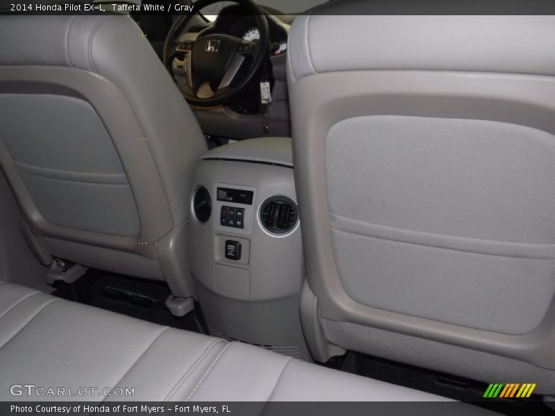Taffeta White / Gray 2014 Honda Pilot EX-L
