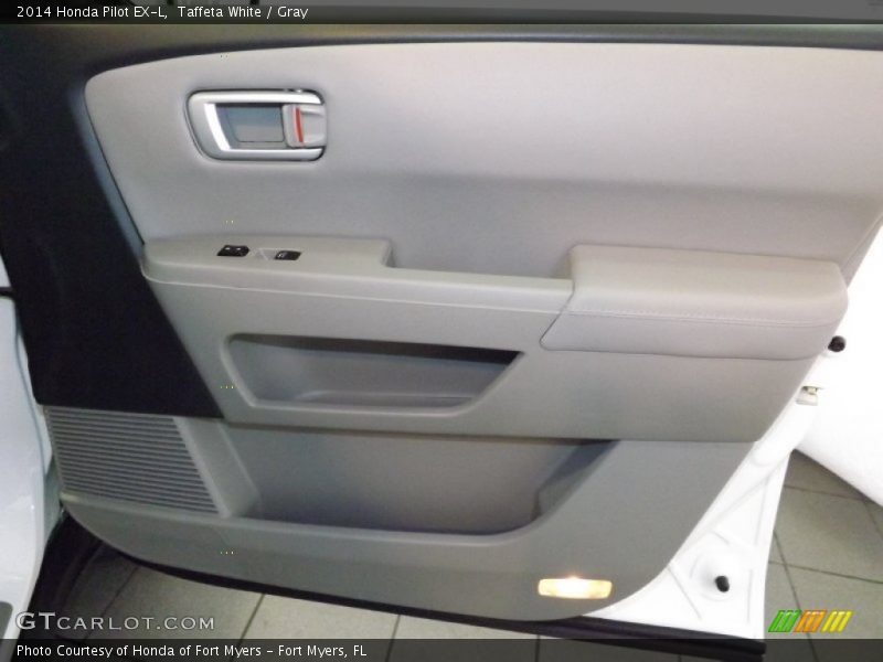 Taffeta White / Gray 2014 Honda Pilot EX-L