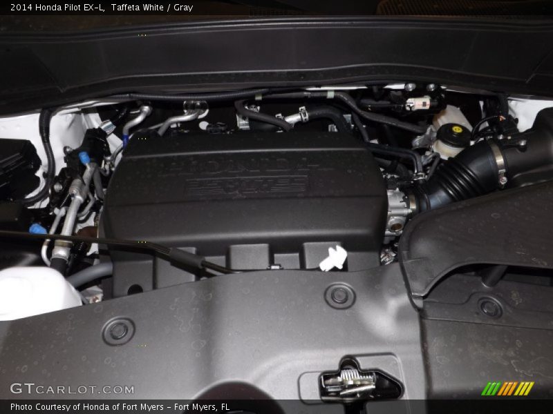 Taffeta White / Gray 2014 Honda Pilot EX-L